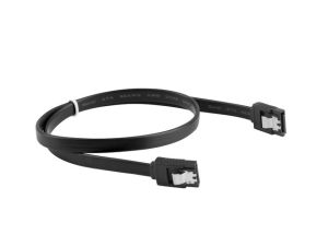Кабел Lanberg SATA DATA III (6GB/S) F/F cable 30cm metal clips, black