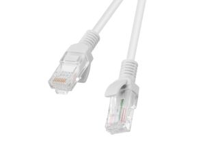 Кабел Lanberg patch cord CAT.5E 0.25m, grey