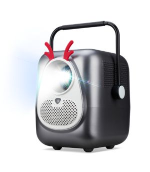 Мултимедиен проектор AOPEN Projector QF23s (powered by Acer), portable, LCD, LED, FHD (1920x1080), 6500 LED Lumens (250 ANSI), 1000:1, 1x, HDMI 1.4, USB (Type A) x1 share output port, Speakers 2x3W, (V 5.4, BT In/Out), Auto Focus, 1.23 kg, 2Y, Grey