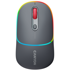 Безжична мишка Canyon OnClick 22 Bluetooth / 2.4GHz 1600DPI Li-Ion (CNS-CMSW22DG)