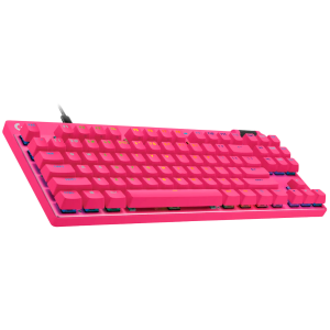 LOGITECH G PRO X TKL RAPID Gaming Keyboard - MAGENTA - US INT'L - USB - EMEA28i-935 - LINEAR