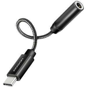 Адаптер USB-C към 3.5 mm жак Axagon USB-C към 3.5mm Hi-Res DAC 32bit 384kHz (ADA-HC)