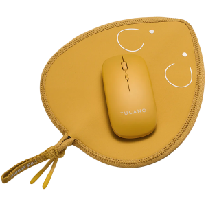 TOPO MOUSE PAD + WIRELESS MOUSE YELLOW