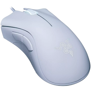 RAZER DeathAdder Essential White Gaming Mouse, 6400 DPI