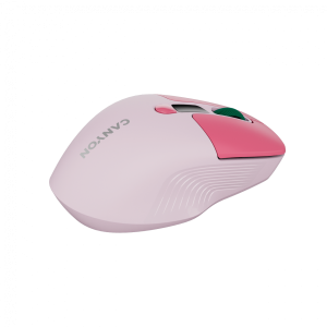 Безжична мишка Canyon MW-26 Bluetooth/2.4GHz 2400DPI LCD Розова (CNS-CMSW26P)