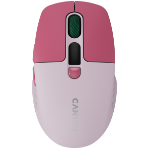 Безжична мишка Canyon MW-26 Bluetooth/2.4GHz 2400DPI LCD Розова (CNS-CMSW26P)