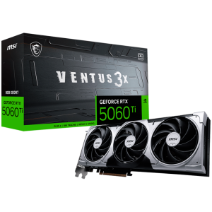 Видеокарта MSI Ventus 3X OC GeForce RTX 5060 Ti 8GB GDDR7 (912-V812-080)