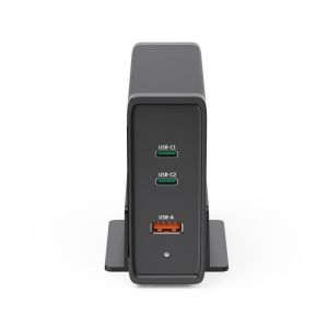 HAMA Зарядна станция 140W, USB-C, 3 порта, GaN, Power Delivery (PD)