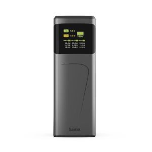 HAMA Външна батерия “High Power”, 65 W, 20000 mAh, 2x USB-C, USB-A, Fast Charging