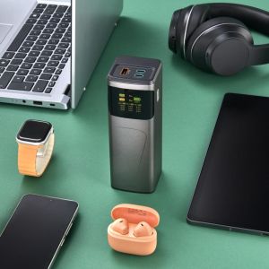 HAMA Външна батерия “High Power”, 150 W, 24000 mAh, 2x USB-C, USB-A, бързо зареждане