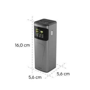 HAMA Външна батерия “High Power”, 150 W, 24000 mAh, 2x USB-C, USB-A, бързо зареждане