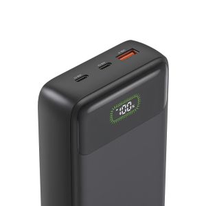 HAMA Външна батерия "PD27-W65", 27000 mAh, Изходи: 2xUSB-C, USB-A, Бързо зареждане