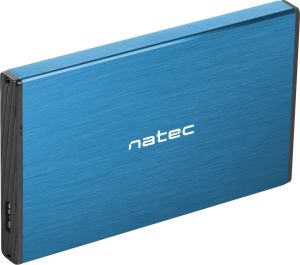 Чекмедже за SSD/HDD 2.5’’, Natec Rhino Go, USB 3.0, син