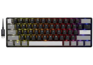 Геймърскa механична клавиатура Corsair Clipper Mini 60 Hall Effect - Hyperdrive Magnetic Switch