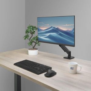 Стойка за монитор за бюро ACT AC8313, Регулируема, 17" - 34", 9 кг, газова пружина