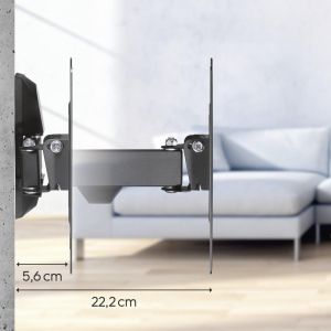 Стенна стойка за TV, Fullmotion, 122см, 48", 220821