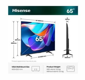 Телевизор Hisense A6S 65" 4K UHD Direct LED Smart TV