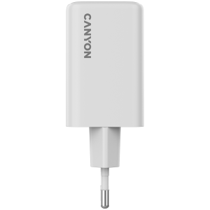 Зарядно устройство Canyon OnCharge 65W GaN 2xUSB-C 1xUSB-A (CNS-CUW65ACC)