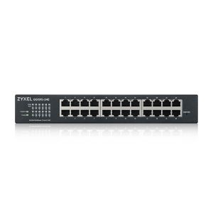 Комутатор ZyXEL GS1915-24E, 24-port GbE Smart hybrid mode Switch, standalone or NebulaFlex Cloud, rackmount, fanless