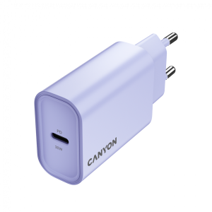 Зарядно устройство Canyon OnCharge 30W USB-C Power Delivery (CNE-CHA30CLPU)