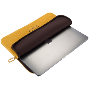 TUCANO VELLUTO2 14'' SLEEVES FOR MacBook Pro 14/ Laptop 13, Yellow