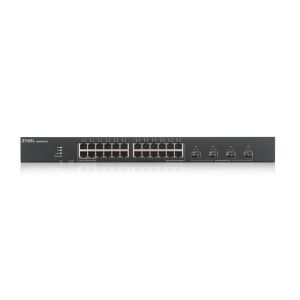 Комутатор ZyXEL XGS1935-28, 28 Port Lite-L3 Smart Managed Switch, 24x Gigabit Copper and 4x 10G SFP+, hybrid mode, standalone or NebulaFlex Cloud
