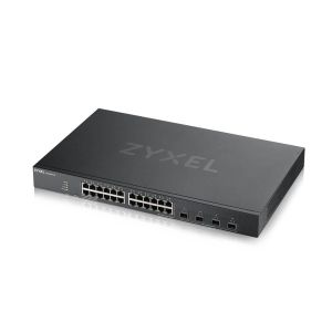 Комутатор ZyXEL XGS1935-28, 28 Port Lite-L3 Smart Managed Switch, 24x Gigabit Copper and 4x 10G SFP+, hybrid mode, standalone or NebulaFlex Cloud