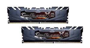 Памет G.SKILL Flare X 32GB(2x16GB) DDR4 3200MHz CL16 - F4-3200C16D-32GFX