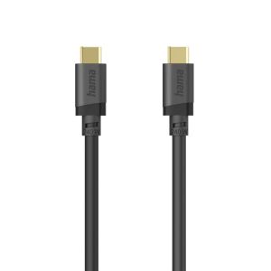 HAMA Кабел USB-C E-Marker чип USB 3.2 Gen1, 5 Gbit/s, 240 W, 1.5 м
