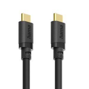 HAMA Кабел USB-C E-Marker чип USB 3.2 Gen1, 5 Gbit/s, 240 W, 1.5 м
