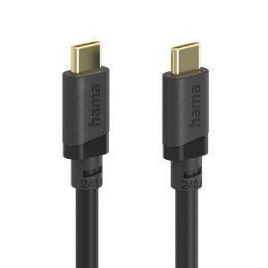 HAMA Кабел USB-C E-Marker чип USB 3.2 Gen1, 5 Gbit/s, 240 W, 1.5 м