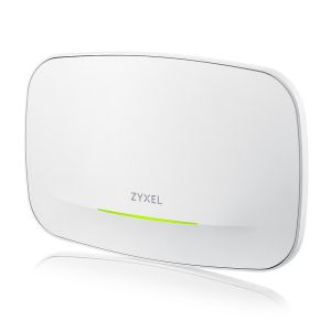 Аксес-пойнт ZyXEL WBE510D  BE6500 (2.4GHz: 2x2:2, 5 or 6GHz: 4x4:2) MU-MIMO, Dual Optimised Antenna, Dual Radio 2.4 and 5 or 6GHz, incl 1 year Nebula PRO, 1 x 2.5G LAN Ports, PoE+ (802.3at), Standalone/Controller/Nebula Cloud Managed Excluding Power Adapt