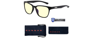 Компютърни очила GUNNAR Berkeley Onyx Amber, Черен