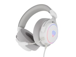 Геймърски слушалки Genesis Neon над ушите USB с микрофон бял (NSG-2170)