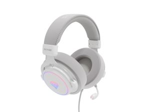Геймърски слушалки Genesis Neon над ушите USB с микрофон бял (NSG-2170)