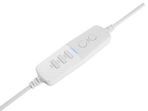 Геймърски слушалки Genesis Neon над ушите USB с микрофон бял (NSG-2170)