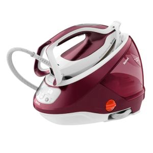 Парогенератор Tefal GV9220E0, ProExpress Protect, red, 2600W, electronic temp settings, 7,5bars, 135g/min, steam boost 540g/min, Durilium Airglide Autoclean Ultra Thin soleplate, AD, AO, removable water tank 1,6L, calc collector, lock system, fast heat up