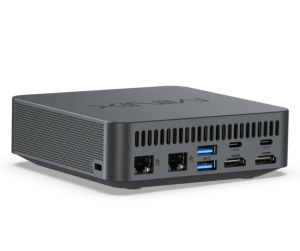 Настолен компютър MiniX NGC N512LS Intel Core i5-12600H, 16GB DDR5, 512GB SSD, Dual LAN, Dual HDMI, USB-C, Windows 11 Pro