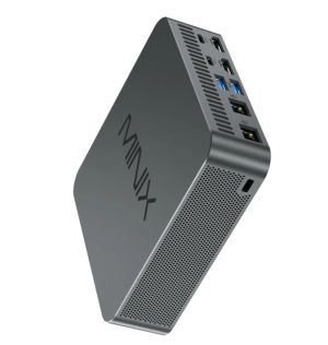 Настолен компютър MiniX NGC N512LS Intel Core i5-12600H, 16GB DDR5, 512GB SSD, Dual LAN, Dual HDMI, USB-C, Windows 11 Pro