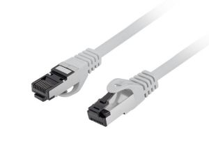 Кабел Lanberg patch cord CAT.8.1 S/FTP LSZH CU 3m, grey