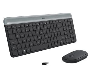Комплект клавиатура и мишка Logitech MK470 BG/US безжичен