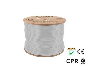 Кабел Lanberg LAN cable CAT.7 sftp 305m solid cu lszh grey cpr + fluke passed