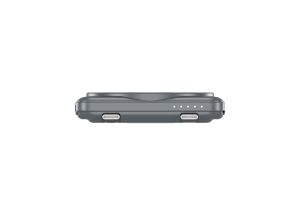 Външна батерия Verbatim Charge 'n' Go 2C Power Bank Magnetic Wireless 5000mAh with 2 USB-C Cables & Stand Grey