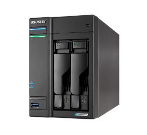 Мрежов сторидж Asustor Lockerstor AS6702T, 2 Bay NAS, Intel Jasper Lake 4C 2.0 GHz, 4GB DDR4 SODIMM, M.2 NVMe x4 slots (Diskless), USB 2.0, USB 3.2 Gen 2x2, Dual 5GbE Ports, WOW (Wake on WAN), AES-NI hardware encryption, MyArchive (support btrfs and snaps