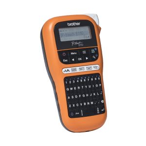 Етикетен принтер Brother P-touch термотрансферен 12мм 180dpi (PTE110VPR1)
