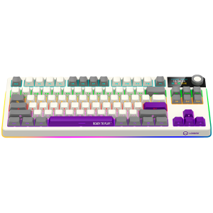 LORGAR KBP70TKLW, Wireless TKL Mechanical Gaming Keyboard Pro, Beige, EN layout