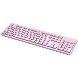 Клавиатура Canyon HKB-W01 Безжична Full-Size Тънка Розова (CNS-HKBW01P)