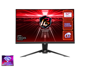 Геймърски монитор ASRock Phantom Gaming 31.5" QHD VA 165Hz (90LXA020-A0E2A0V)