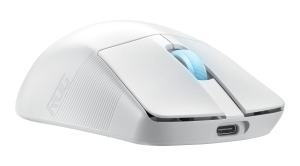 Геймърска безжична мишка ASUS ROG Harpe Ace Aim Lab Edition - White