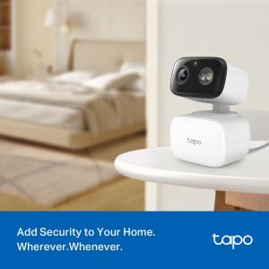 TP LINK Камера за наблюдение Wi-Fi  C206, външна и вътр.употреба, Pan/Tilt, microSD, Water and Dust Resistance
